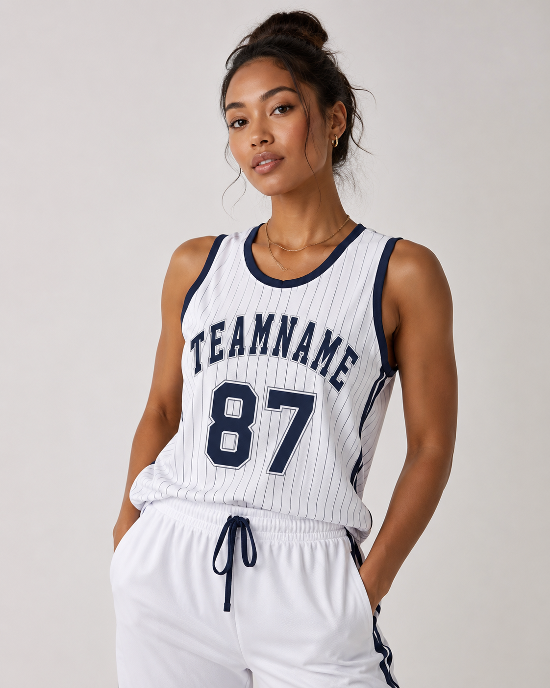Sports apparel look